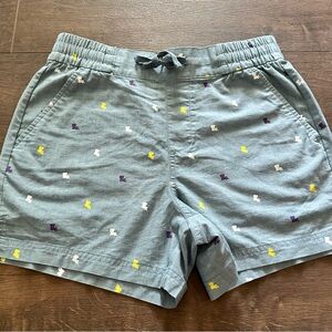 Gray Shorts with Colorful Louisiana Accents